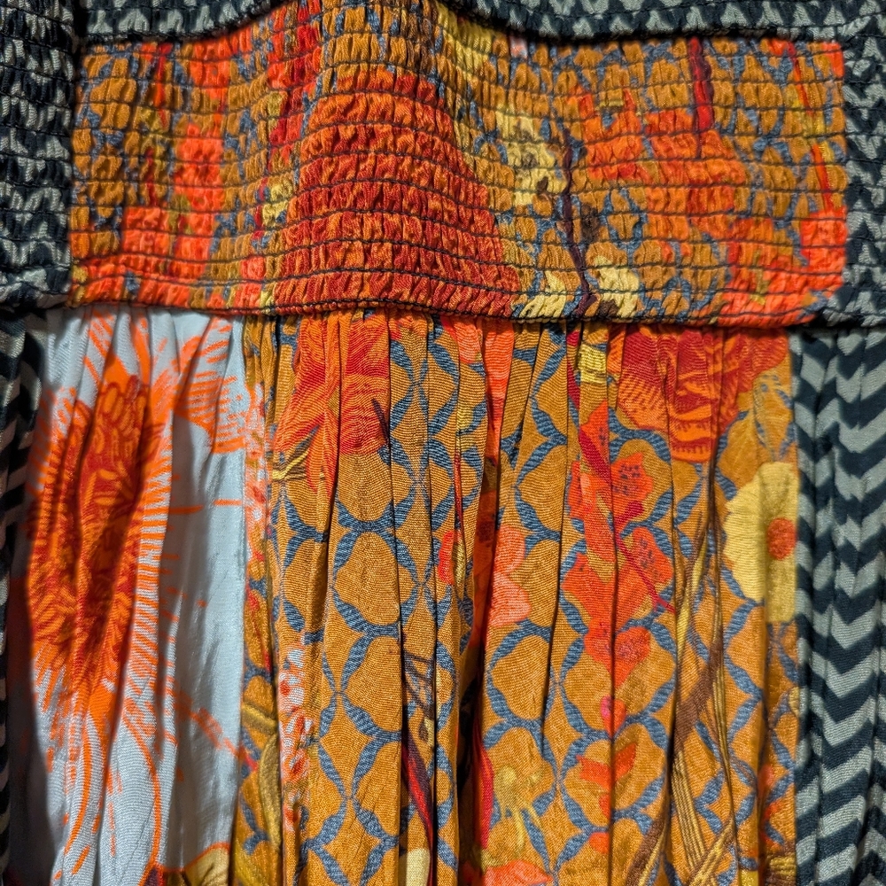 Smocked Siddhartha Bansal strapless dress from Anthropologie Size XSP